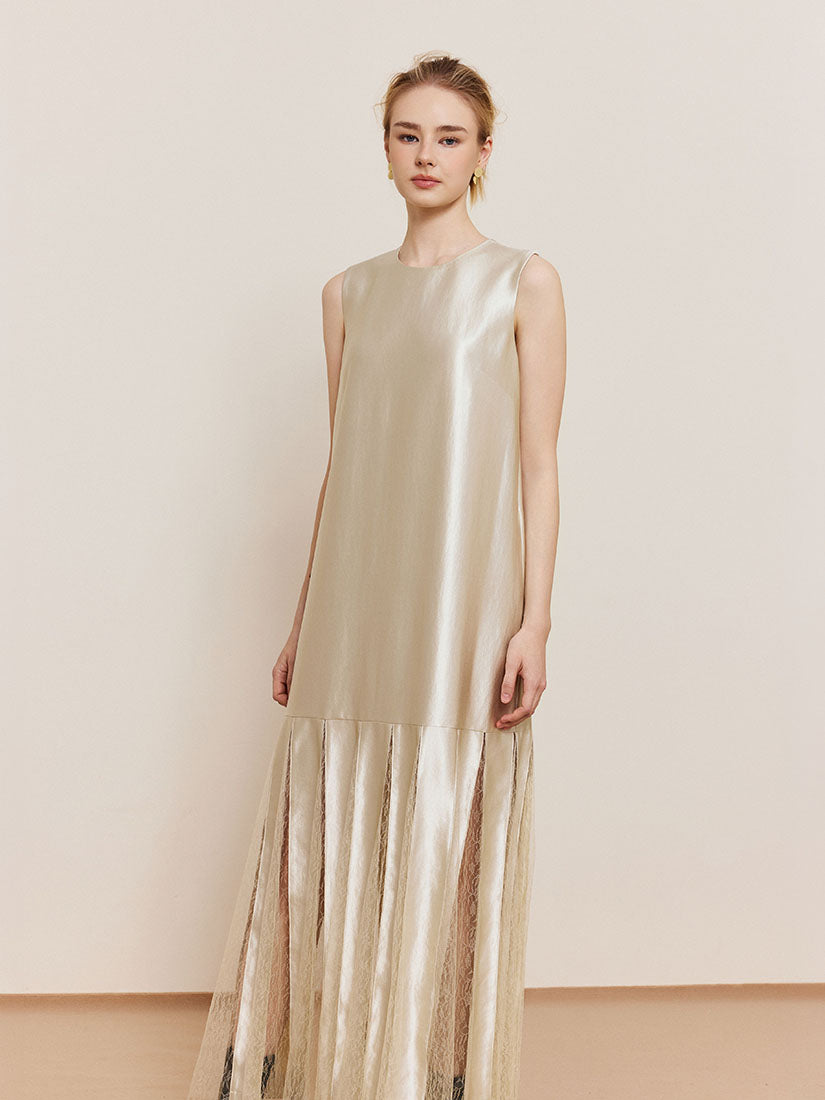 Cadence Dress - Champagne