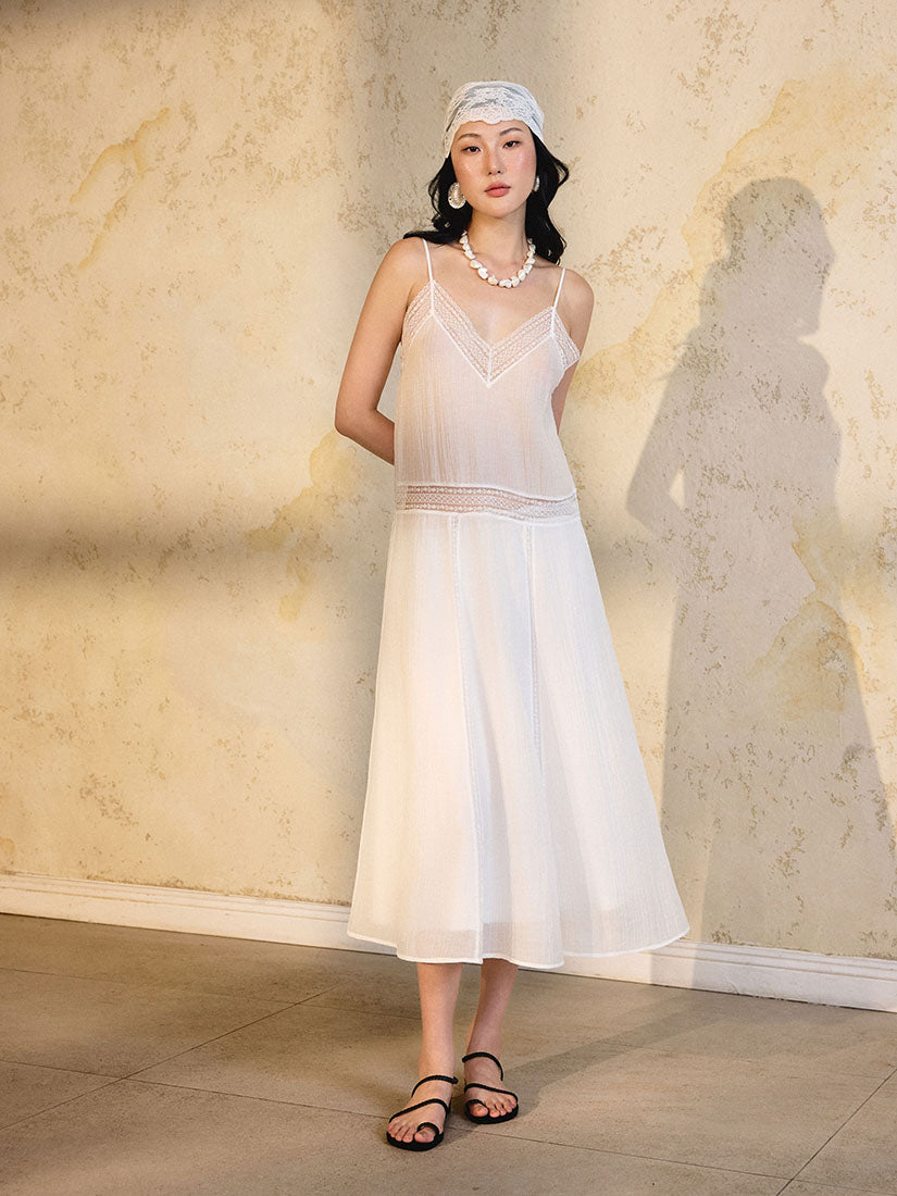 Wilhelm Dress - White