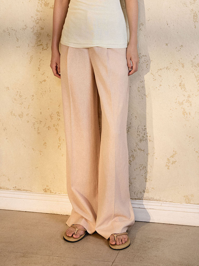 Elwood Trousers - Peach Pink