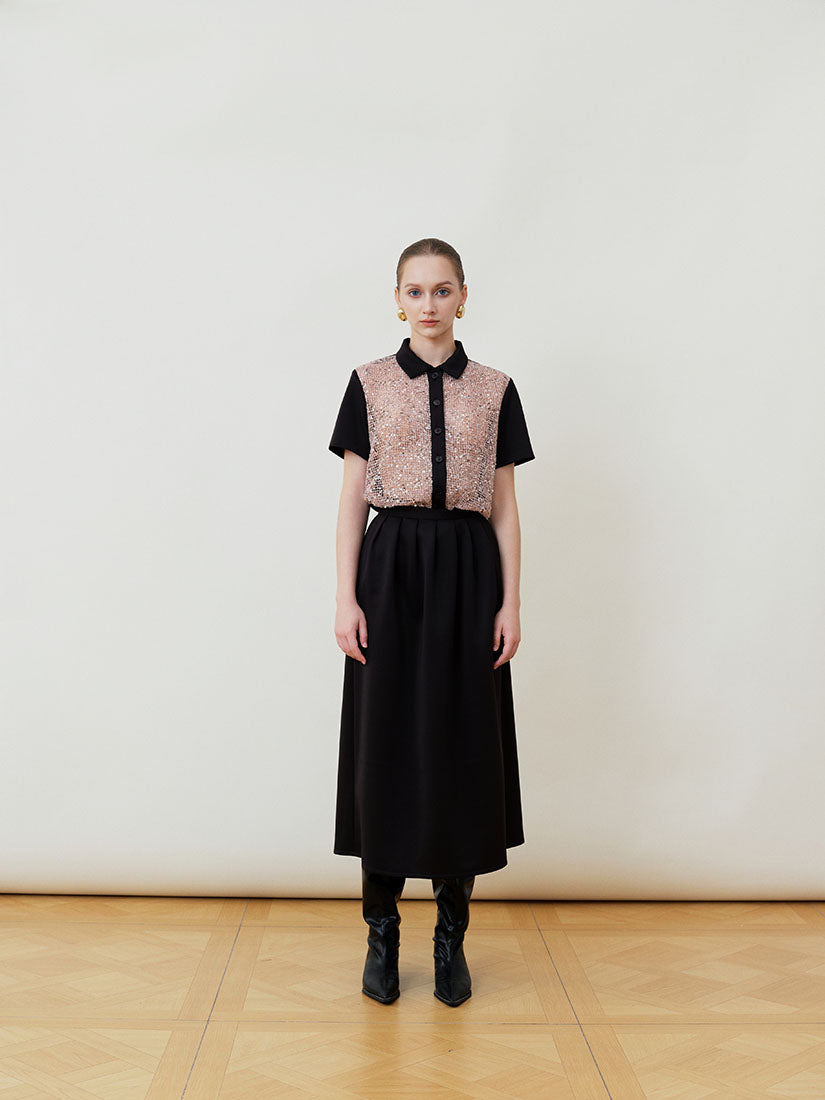 Black Pauline Skirt