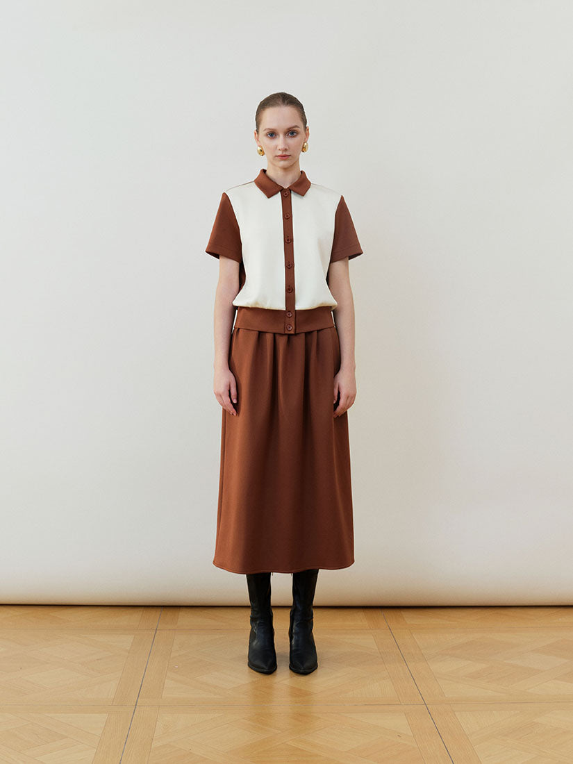 Brown Pauline Top
