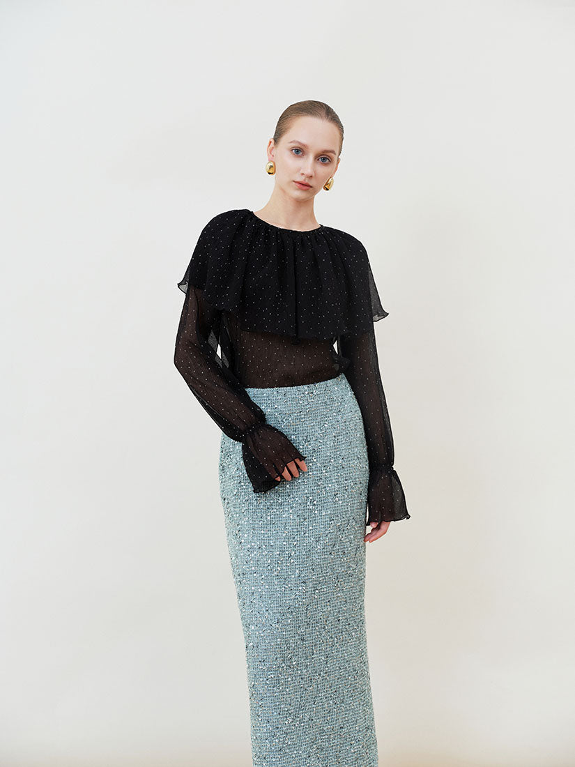 Black Darcie Blouse