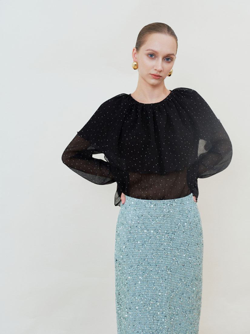 Black Darcie Blouse