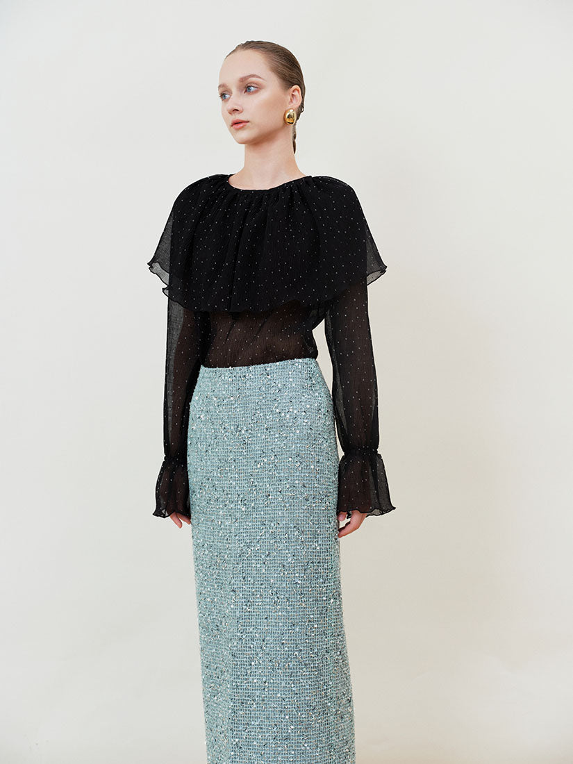 Black Darcie Blouse