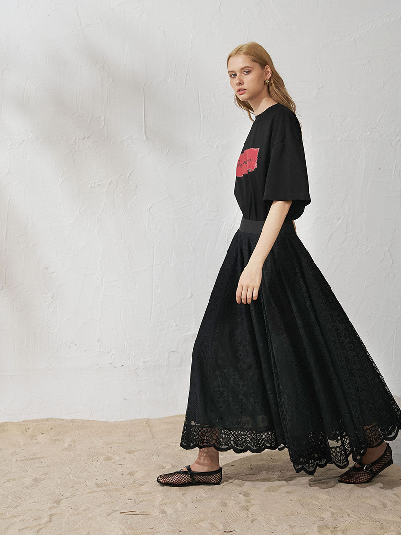 Black Lowell Skirt