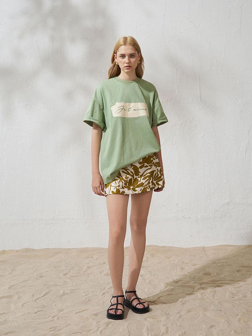 Olive Green Aimee T-Shirt