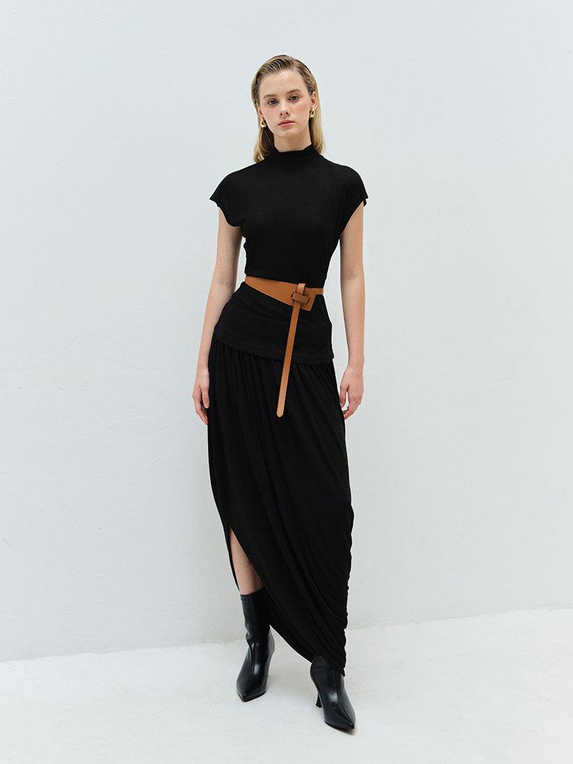 Black Delphine Skirt