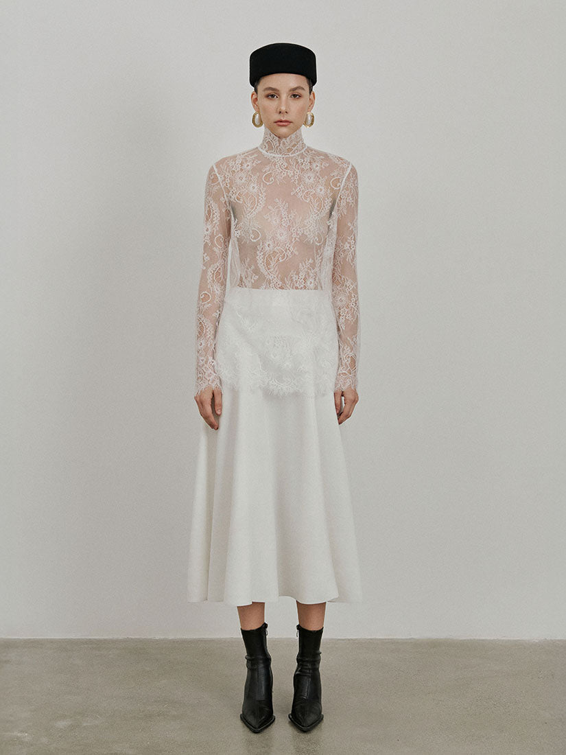 White Maisie Lace Top