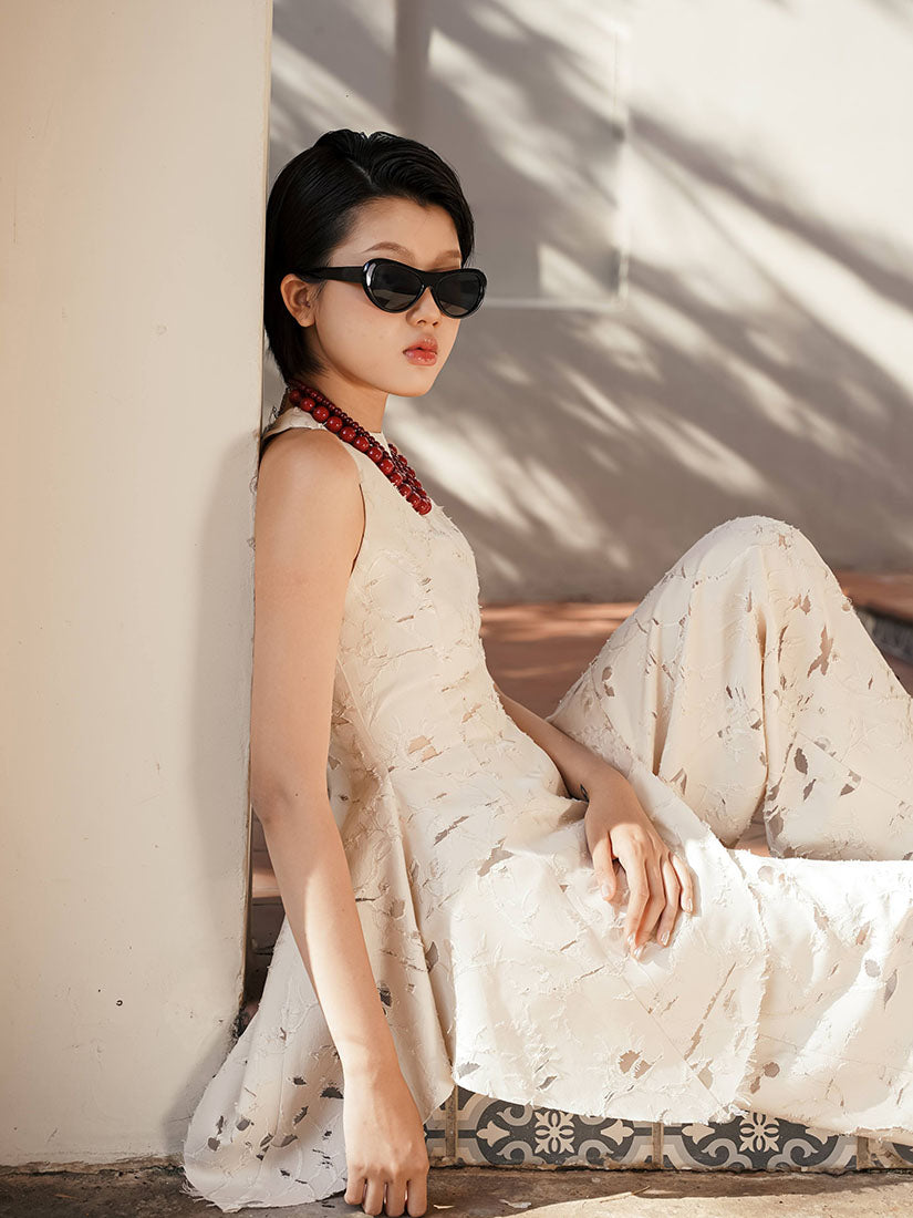 Distressed Handkerchief Hem Vest Top