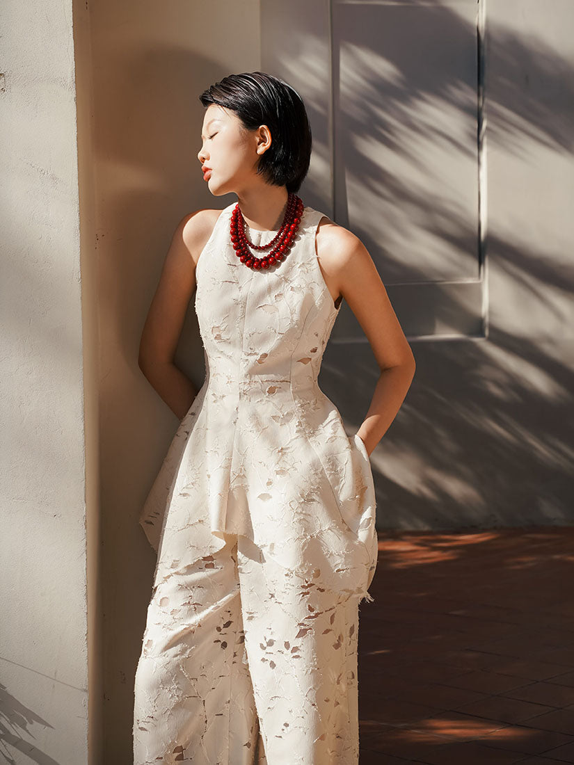 Distressed Handkerchief Hem Vest Top