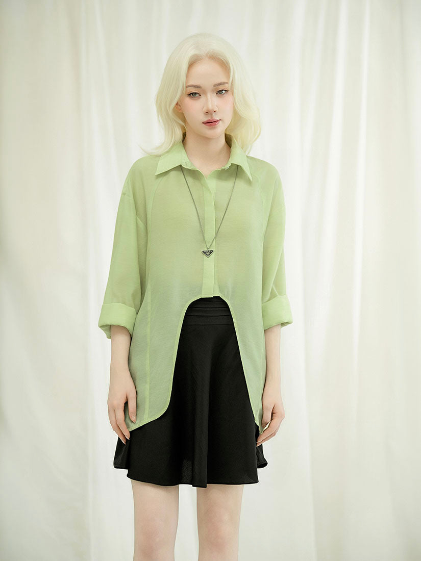 Pleated Waist Skort
