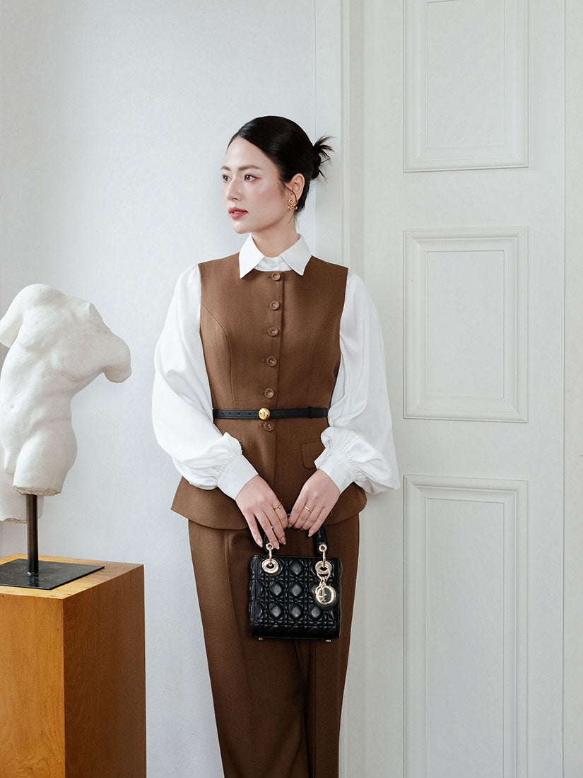 Round Neck Waistcoat