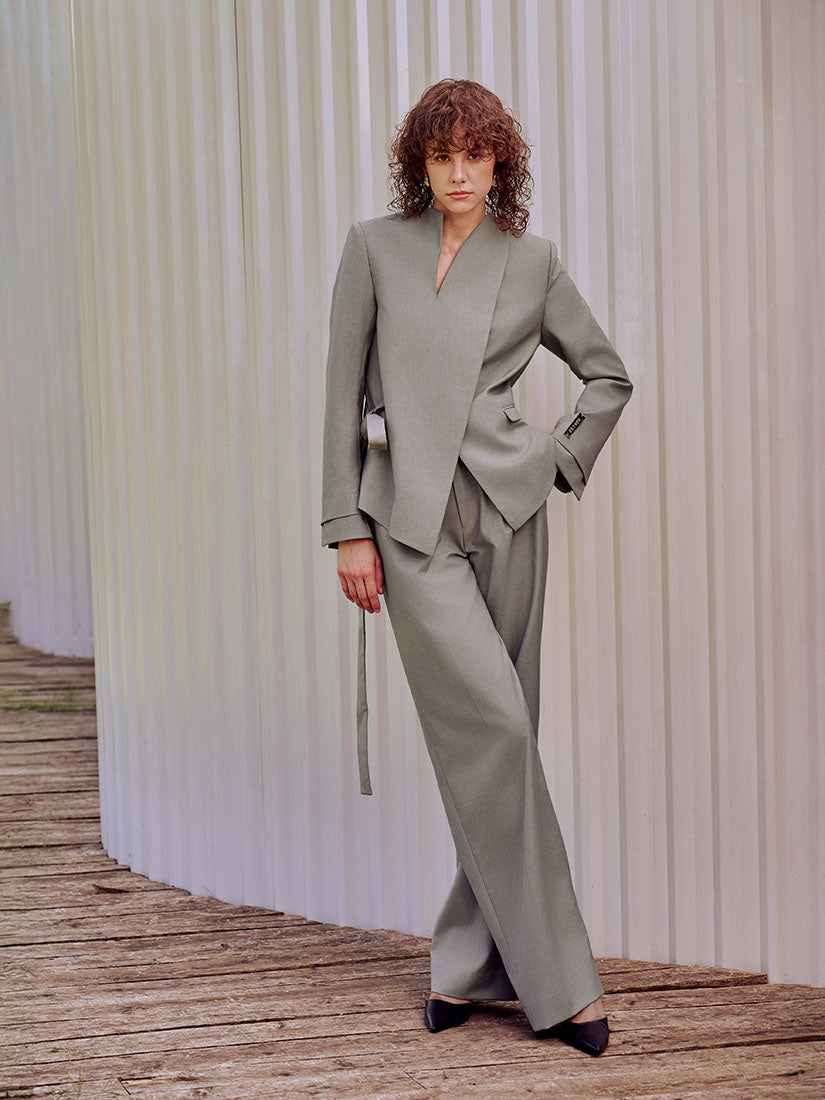 Smoke Grey Unbound Blazer