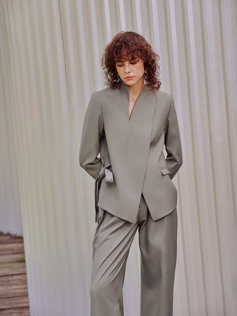 Smoke Grey Unbound Blazer