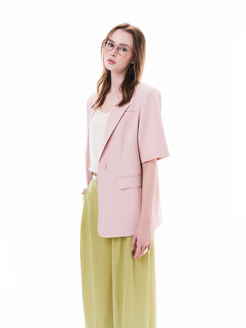 Marshmallow Pink Jena Blazer