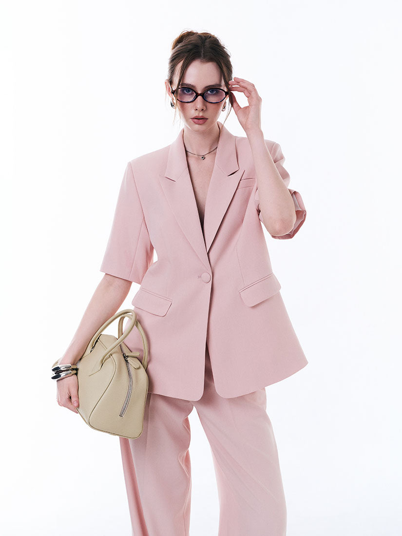 Marshmallow Pink Jena Blazer