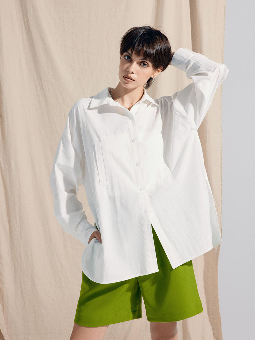 Carlie Blouse With Two Flaps