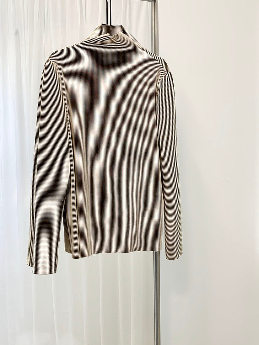 Ottoman Mock Neck Top (Defect Sale)