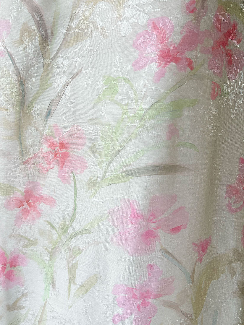 Floral Printed Halter Neck Tiered Dress