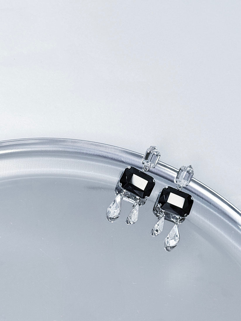 Crystal Drop Earrings (2 Colours)
