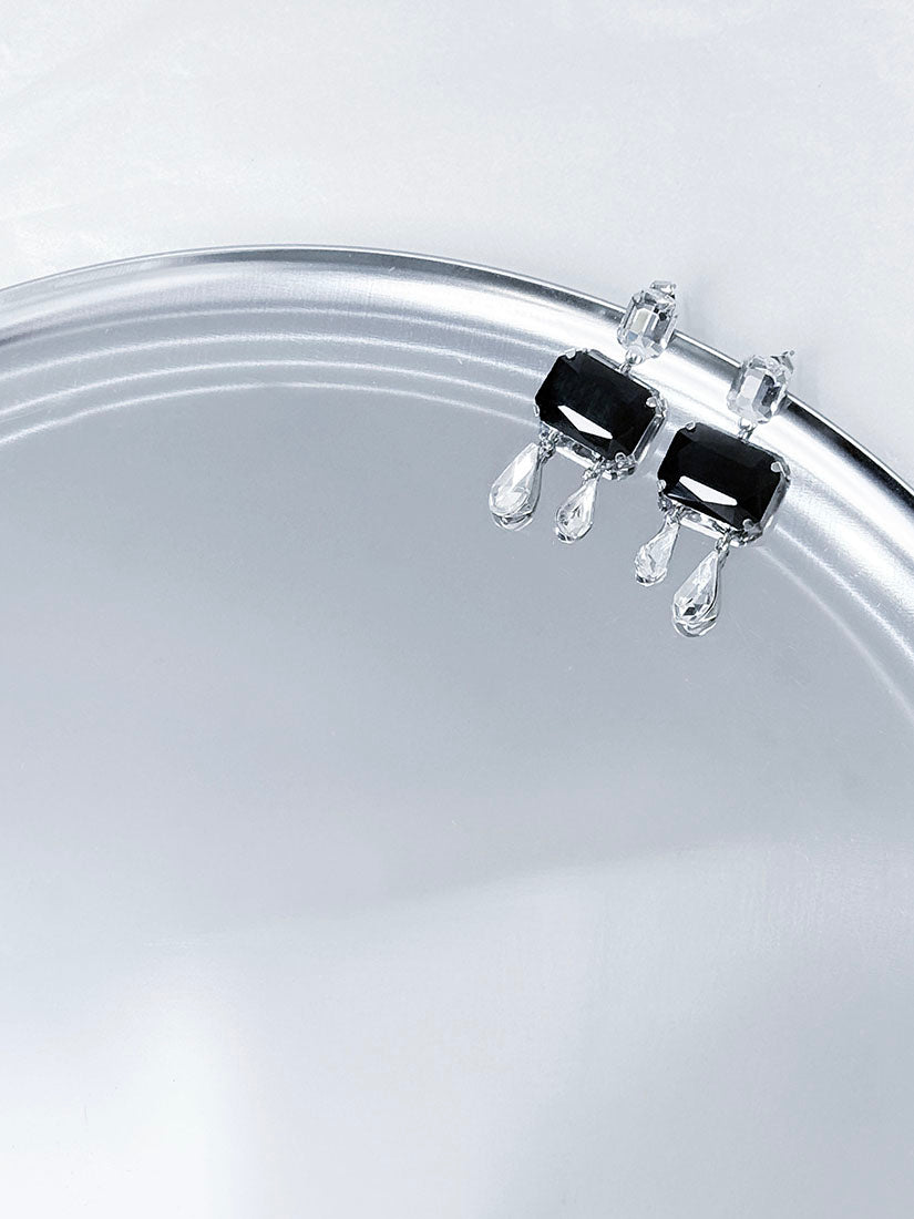 Crystal Drop Earrings (2 Colours)