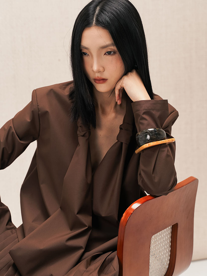 Knotted Draped Jacket