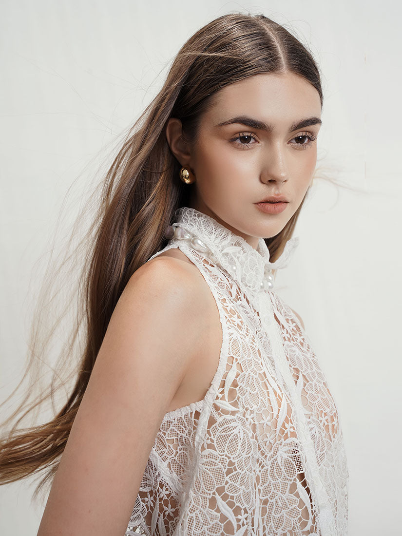 Lacy Halter Shirt