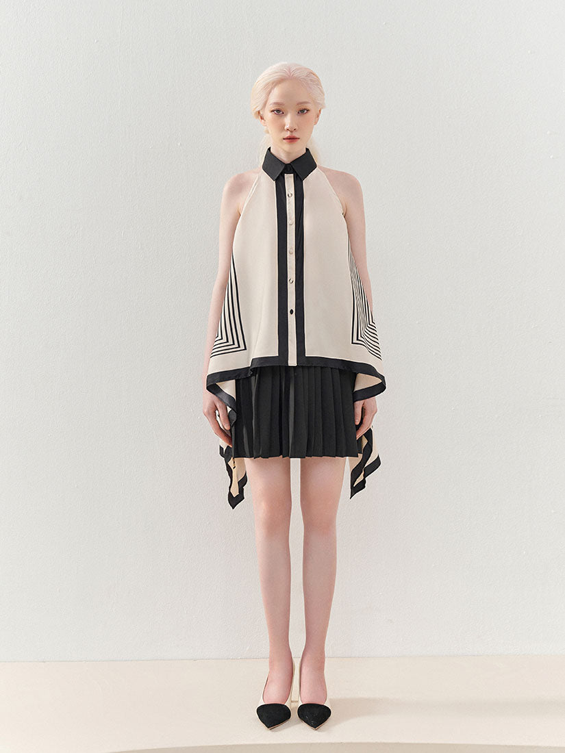Pleated Skort