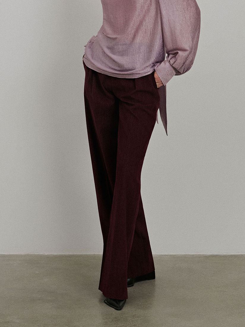 Burgundy Vivienne Trousers