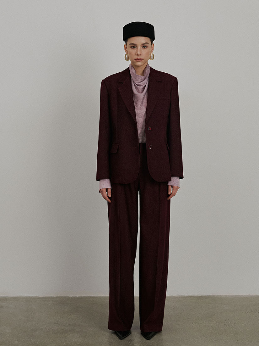 Burgundy Vivienne Trousers