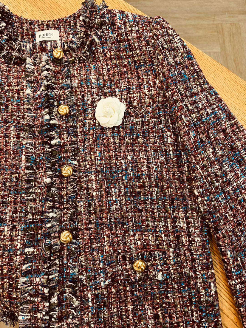Tassels Edge Tweed Jacket