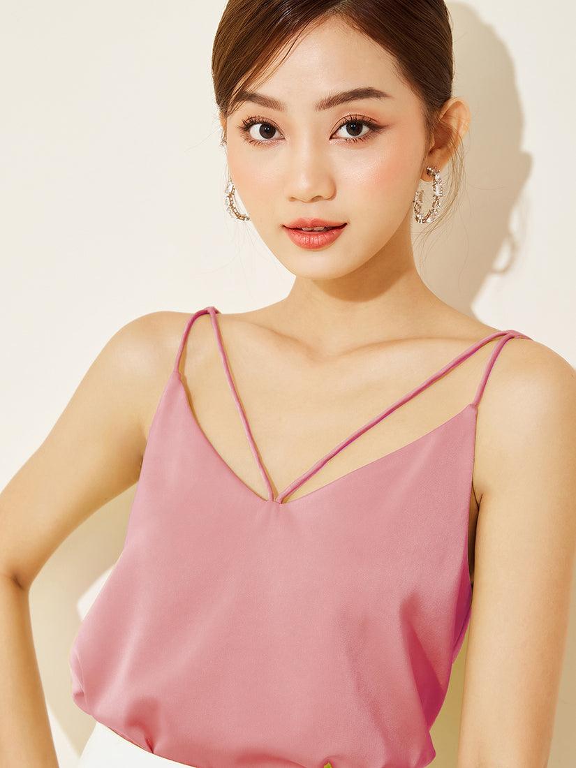 Blush Pink Clavicles Top - :BE/NOTABLE/