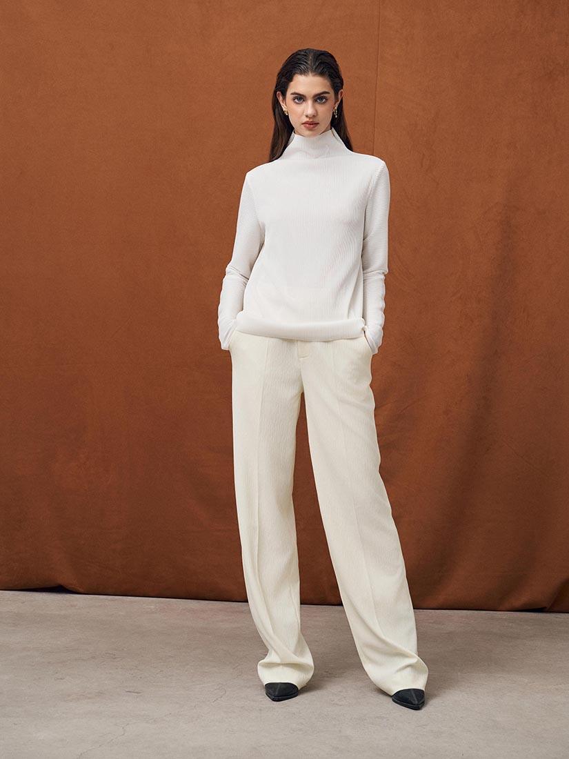 Cream Presley Trousers - :BE/NOTABLE/