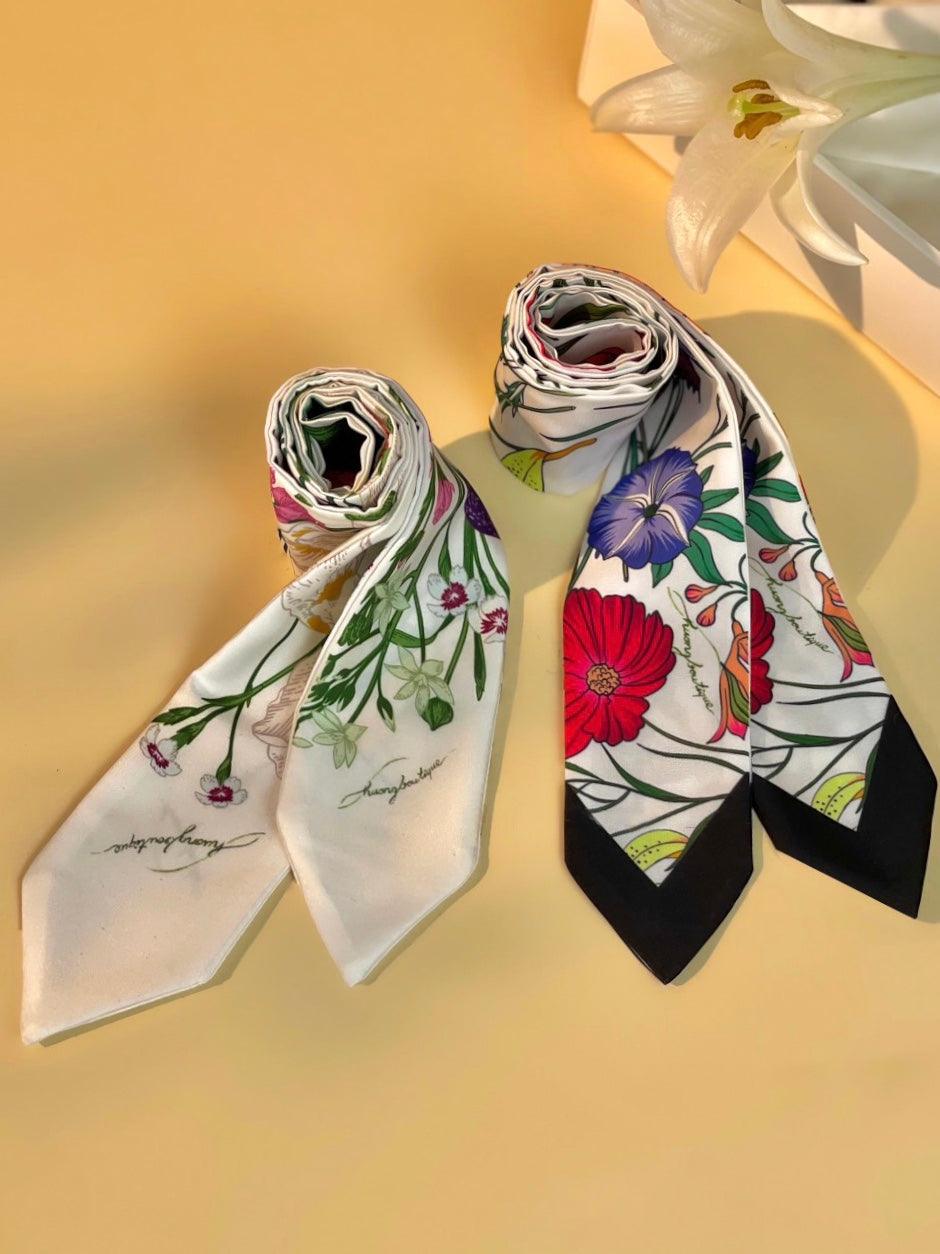 Floral Pattern Scarf - :BE/NOTABLE/