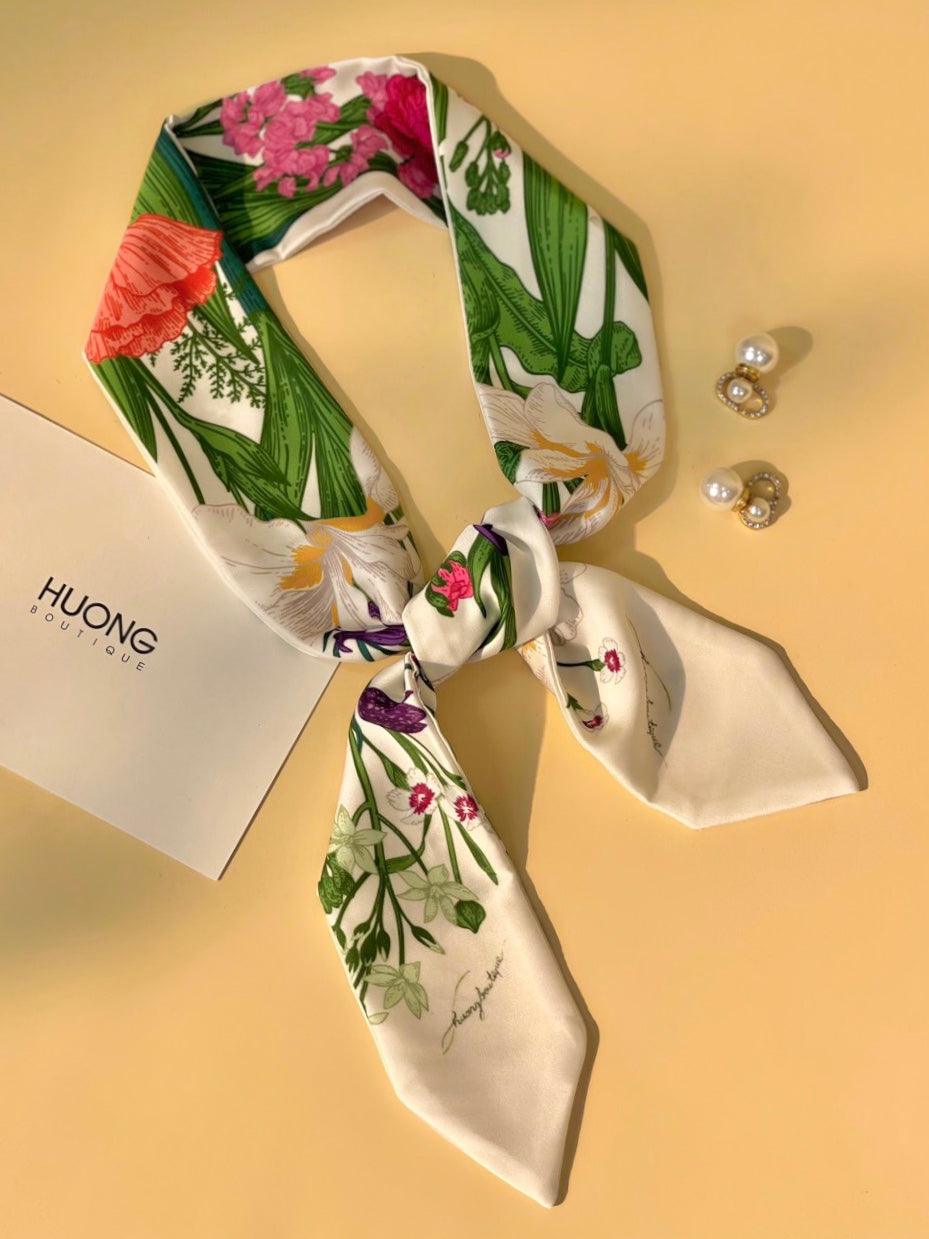 Floral Pattern Scarf - :BE/NOTABLE/