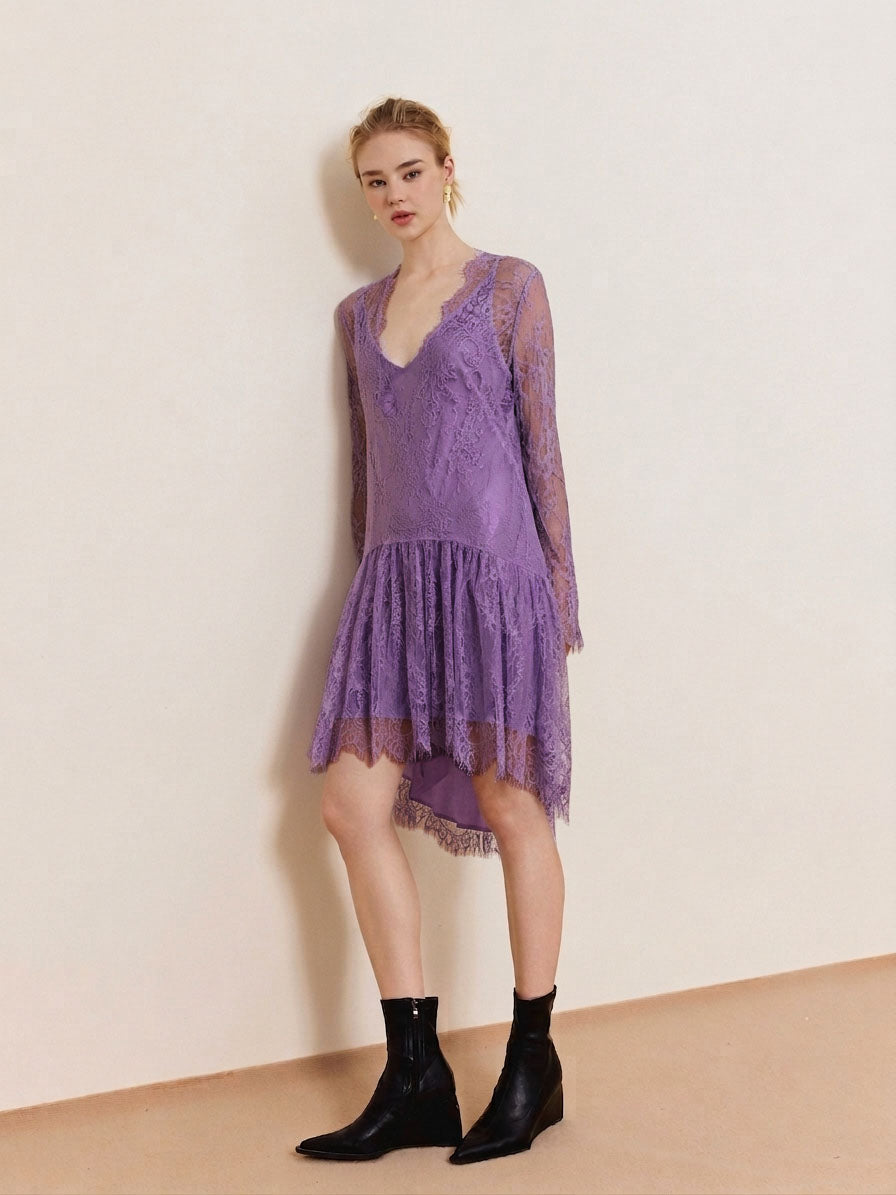 Celina Dress - Purple