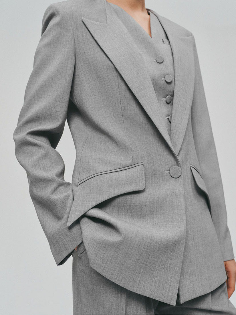 Cross-Flap Blazer