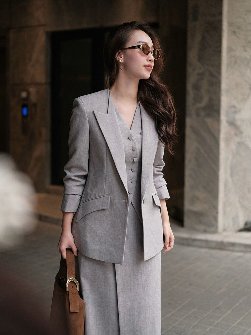 Cross-Flap Blazer