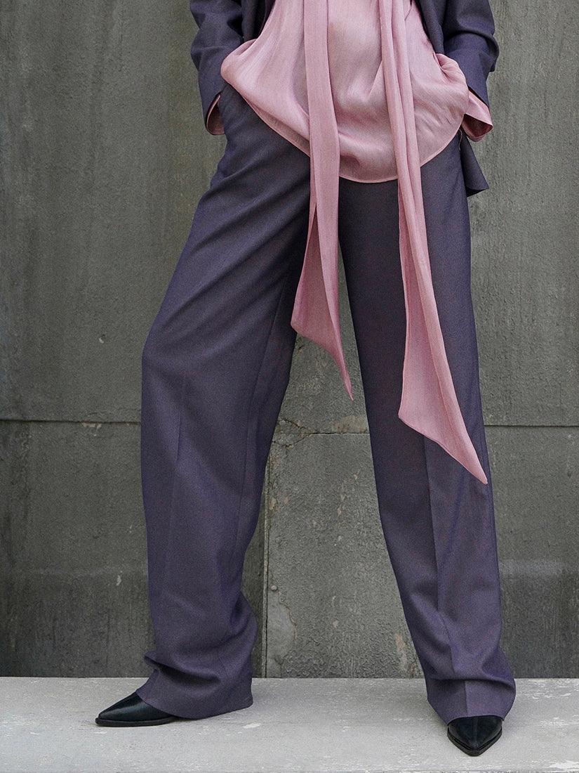 Purple Kaela Trousers - :BE/NOTABLE/