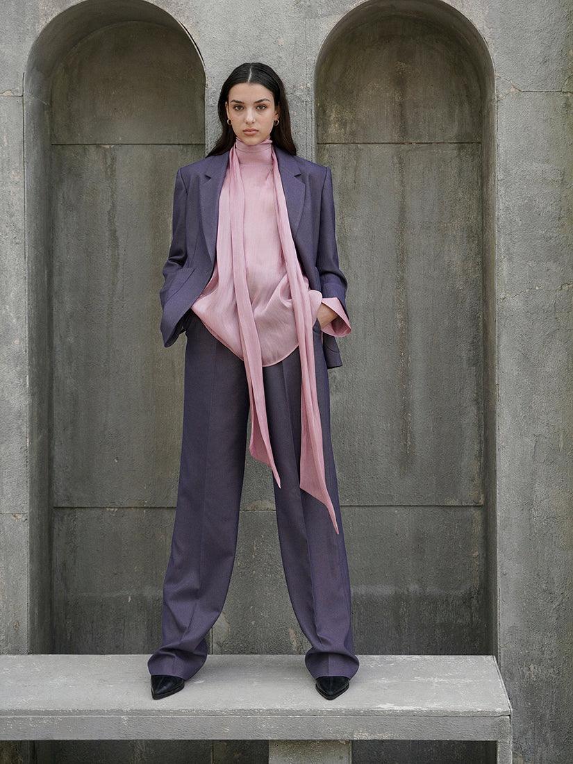 Purple Kaela Trousers - :BE/NOTABLE/