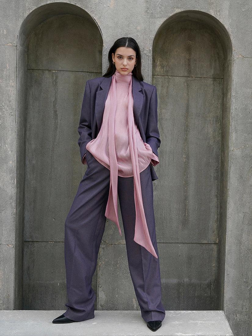 Purple Kaela Trousers - :BE/NOTABLE/