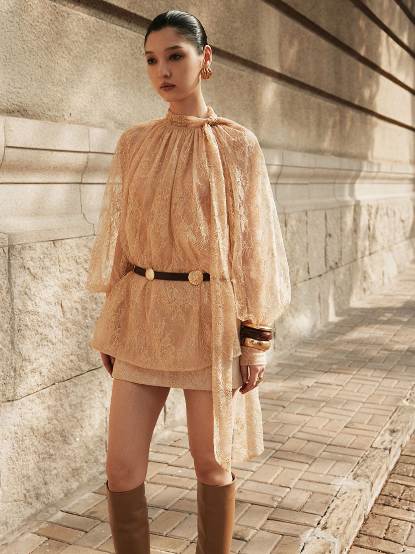 Creamy Brown Sienna Skort