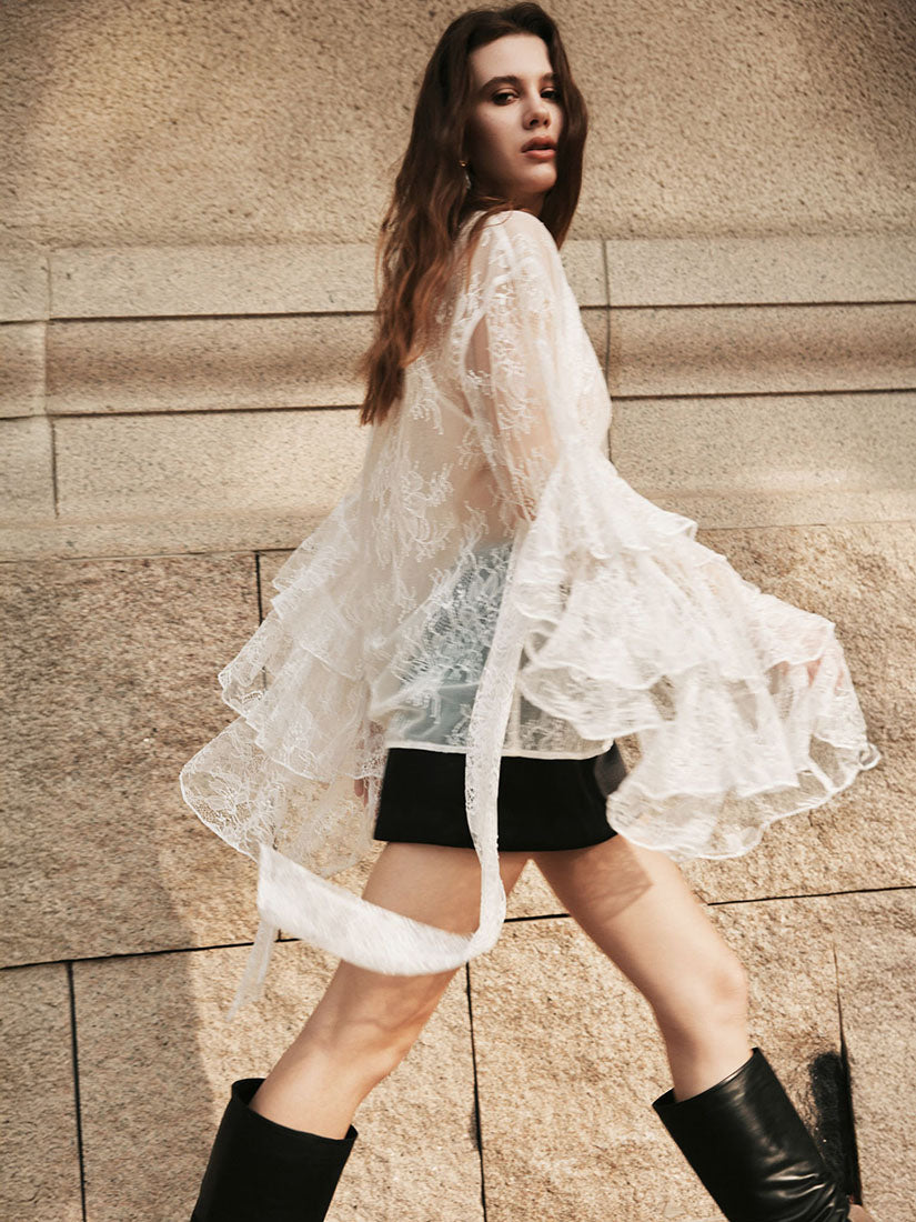 White Melanie Blouse