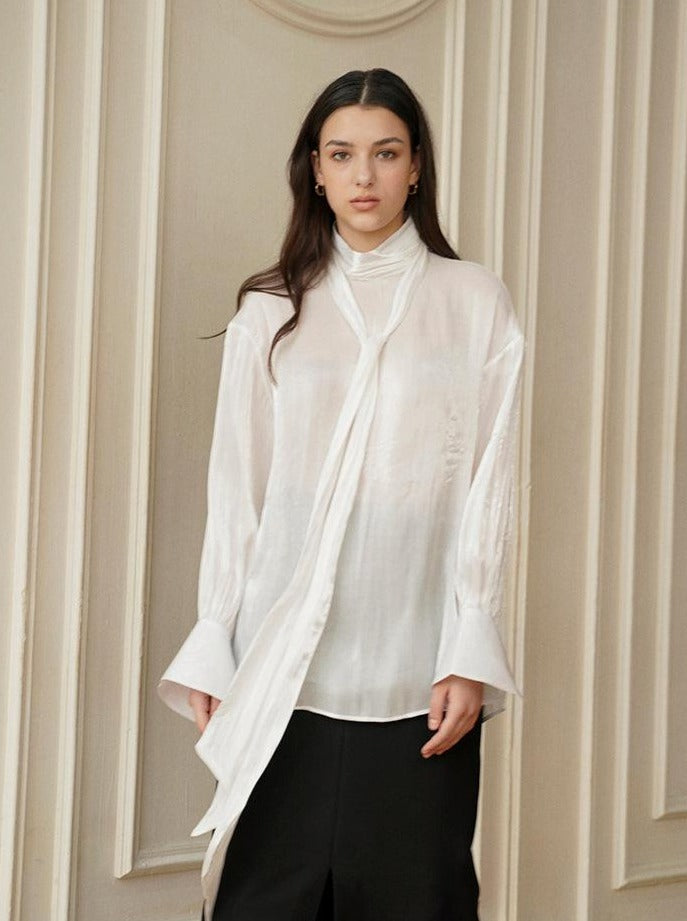 White Elodie Blouse - :BE/NOTABLE/