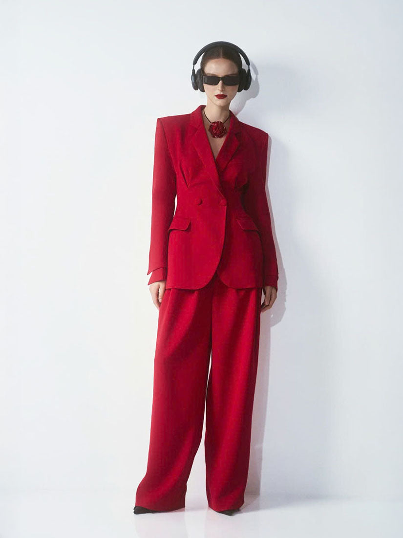 Red Alix Blazer