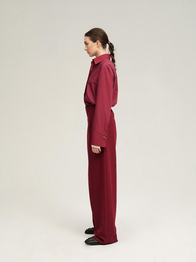 Red Dhara Trousers - :BE/NOTABLE/